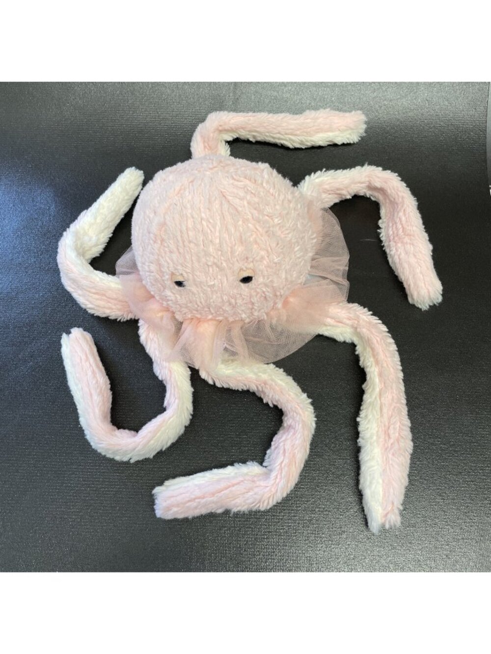 Manhattan Toy Jellyfish Pink Cream Plush 14" Soft Stuffed Animal